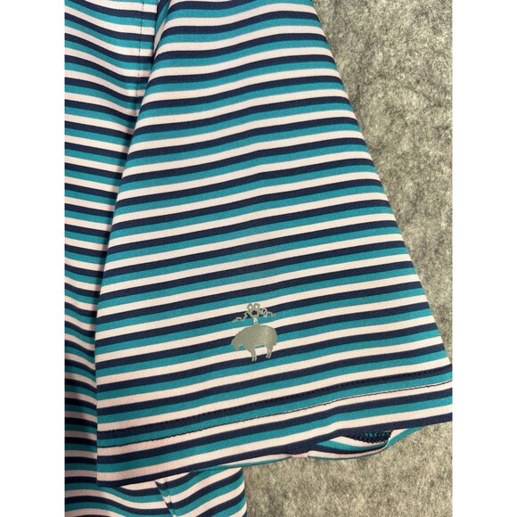 Brooks Brothers Performance Polo Shirt Men's XL Short Sleeve Striped - Picture 4 of 8